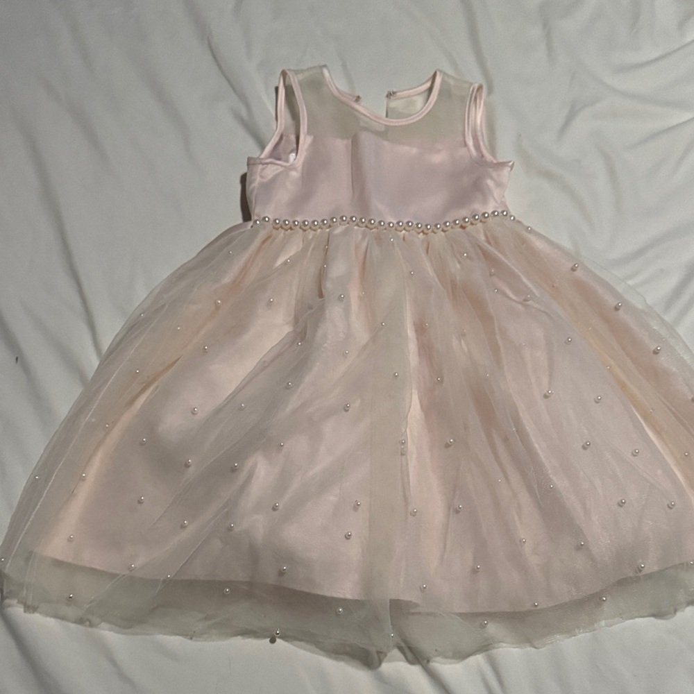 American Princess Light Pink Dress with Pearl Details